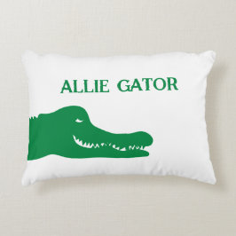 Groen alligator Sierkussen Accent Kussen