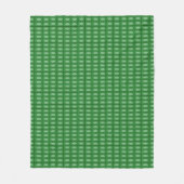 Groen alligatorhuidpatroon fleece deken (Voorkant)