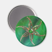 Groen Als de Grasmagneet Magneet (Voorkant / Achterkant)