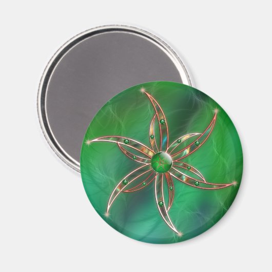 Groen Als de Grasmagneet Magneet (Voorkant / Achterkant)