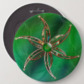 Groen als de Grass Button (Voorkant /achterkant)