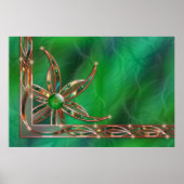 Groen als de Grass Druk Poster (Voorkant)