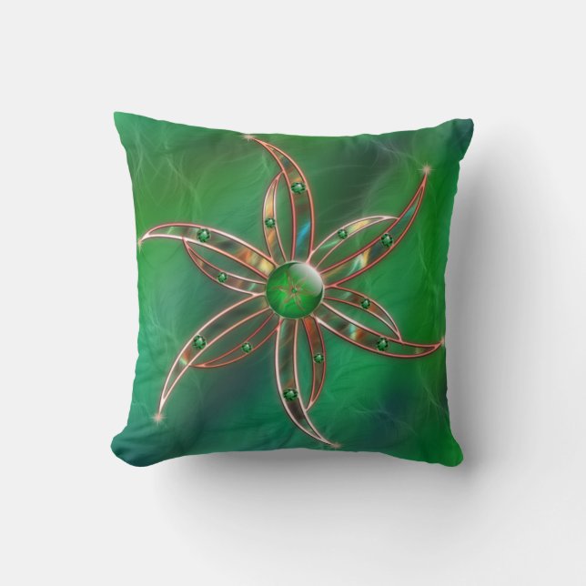 Groen als de Grass Pillow Kussen (Voorkant)