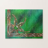 Groen als de Grass Puzzle Legpuzzel (Horizontaal)