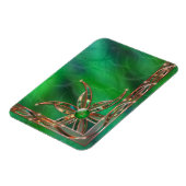 Groen als de Grijze Flexibele Magnet Magneet (Linkerzijde)