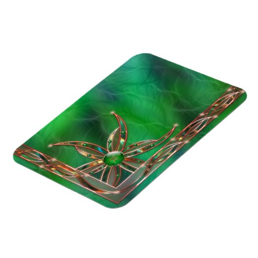 Groen als de Grijze Flexibele Magnet Magneet (Linkerzijde)