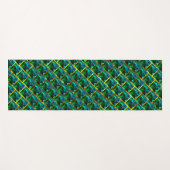 Groen als emerald onder een gouden rooster? yogamat (Voorkant (horizontaal))