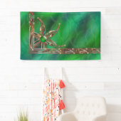 Groen als grasbanner spandoek (Insitu)