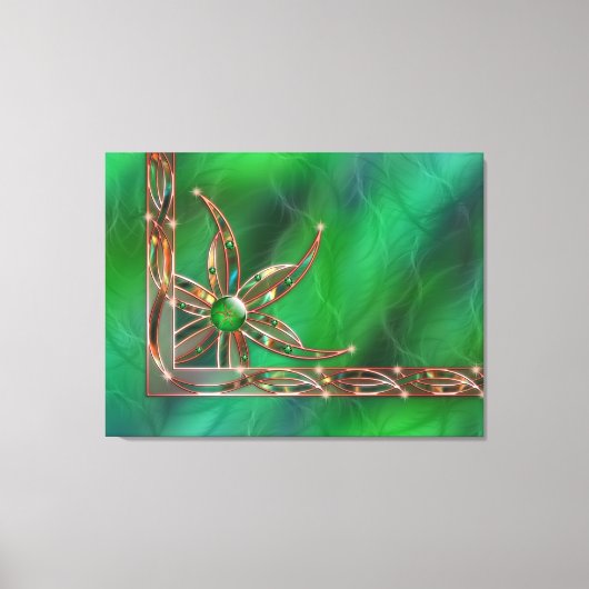 Groen als het gras Canvasprint Canvas Afdruk (Voorkant)