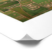 Groen als Klee Poster (Hoek)