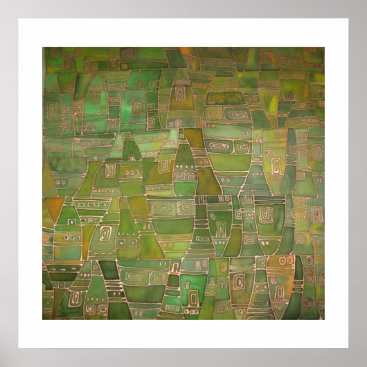 Groen als Klee Poster (Voorkant)