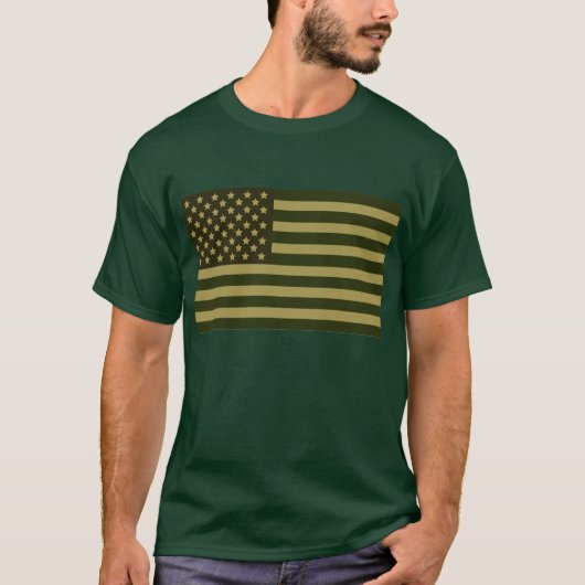 Groen Amerikaans Shirt (Voorkant)