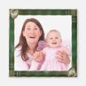 Groen Antiek Lijst Voeg hier uw foto toe Magneet (Voorkant)