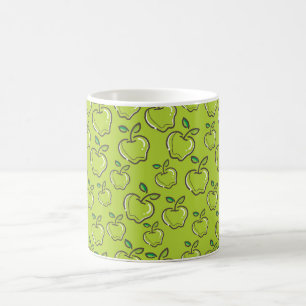 Groen Appel Patroonontwerp Koffiemok