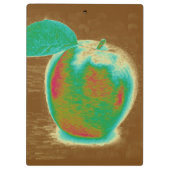 Groen appelschilderij klembord (Achterkant)