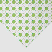 Groen Apple Patroonpapier Tissuepapier (Detail)