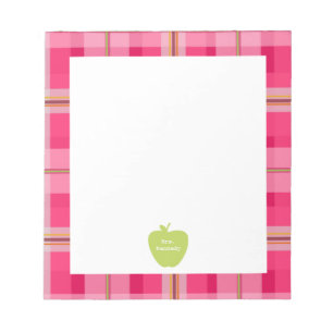 Groen Apple Pink Pset Leraar Notitieblok