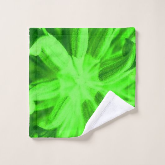 Groen Apple sla met andere tonen Bad Handdoek (Wasdoekje)