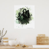 Groen Aragorn Vector Collage Poster (Keuken)