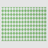 Groen Argyle Patroon Golf Tissuepapier (Voorkant)