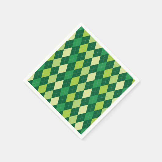 Groen arsentiel servet (Hoek)