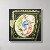 Groen artikel 2 Afdruk met omhulde doek Canvas Afdruk (Voorkant)