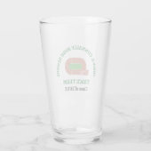 Groen Atletiekteam Aangepaste Hoge School Hardlope Glas (Achterkant)