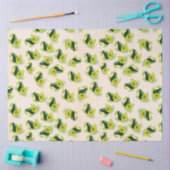 Groen Avocados-Waterverf Tissuepapier (Craft)