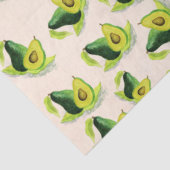 Groen Avocados-Waterverf Tissuepapier (Detail)