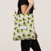 Groen Avocados-Waterverf Tote Bag (Dichtbij)