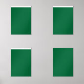 groen, azuurblauw, aqua, elektrisch blauw, doopvon muurkunst sets (Voorkant)