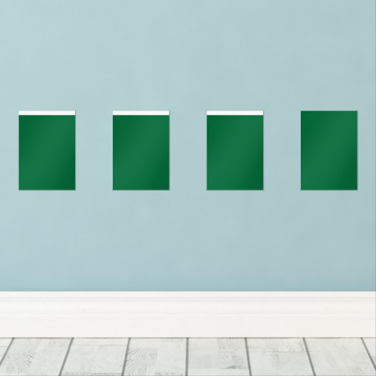 groen, azuurblauw, aqua, elektrisch blauw, doopvon muurkunst sets (Houten vloer)