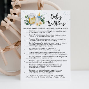 Groen Baby Brouwt Baby Tradities Spelkaart Kaart
