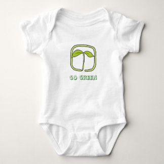 groen - baby romper