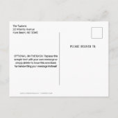 Groen Baby shower van de Tractor Uitnodiging Brief (Achterkant)