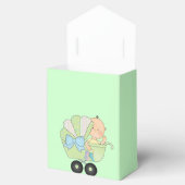 Groen Baby shower voor doos Bedankdoosjes (Geopend)