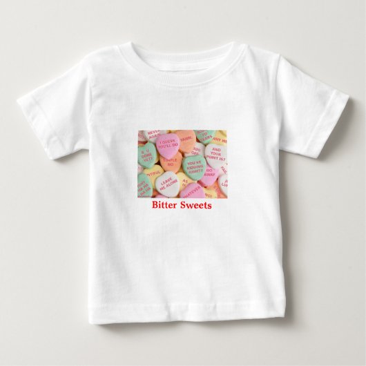 Groen Baby Weenii "Bitter Sweets" Shirt (Voorkant)
