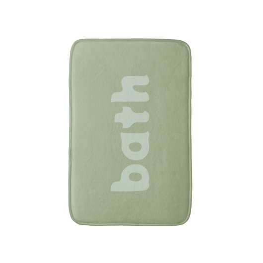 groen badmat (Voorkant Verticaal)