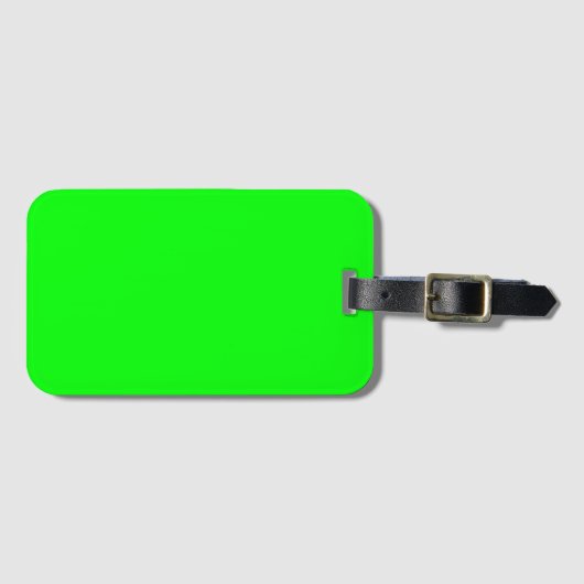 Groen Bagagelabel (Voorkant (horizontaal))
