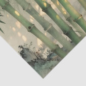 Groen Bamboebos Chinese Inkt Tissuepapier (Detail)
