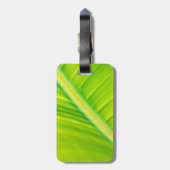 groen bananenblad bagagelabel (Achterkant verticaal)
