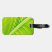 groen bananenblad bagagelabel (Achterkant horizontaal)