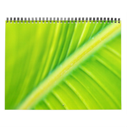 groen bananenblad kalender (Hoes)