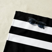 Groen Basketball Team Name & Player Number Custom Strandlaken (In situ)