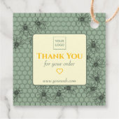 groen bedrijf dank u Label (Achterkant)