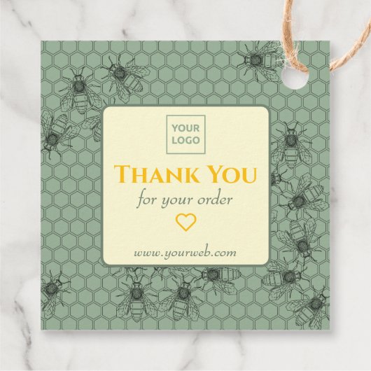 groen bedrijf dank u Label (Achterkant)