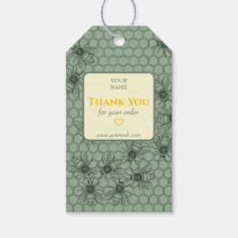 groen bedrijf dank u Label Cadeaulabel