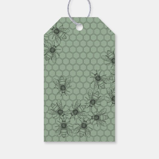  groen bedrijf dank u Label Cadeaulabel (Achterkant)