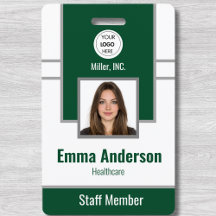 Groen | Bedrijfsbeveiliging voor personeelsfoto-ID