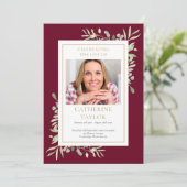 Groen begrafenis-herdenkingsdienst order of servic programmakaart (Staand voorkant)